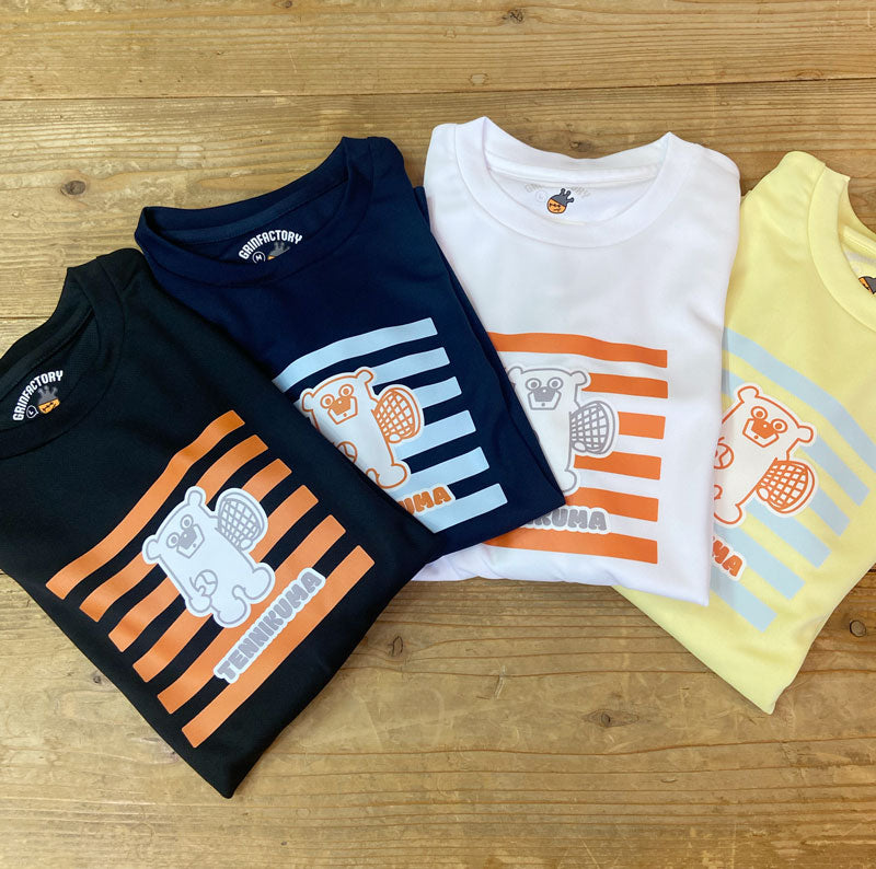 ドライ長袖 「テニっくま」ロンT ポリエステル100% テニスウェア