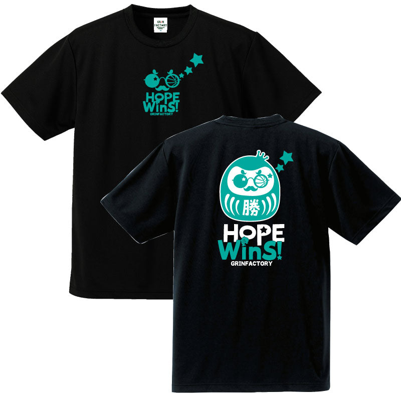 hopewin必勝だるまTシャツ