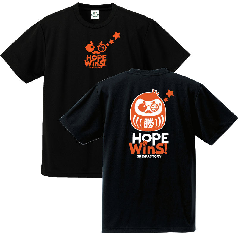 hopewin必勝だるまTシャツ
