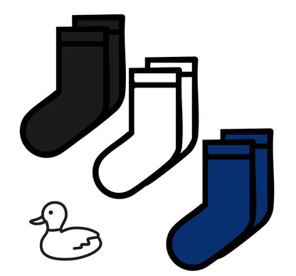 【MTT値】ふっつーのかわいい刺繍ソックス4足組/3足組/2足組（少しだけ厚手）