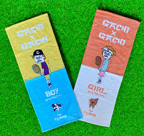 フェイスタオル「GACHI GACHI BOY＆GIRL play for TENNIS」  タオル