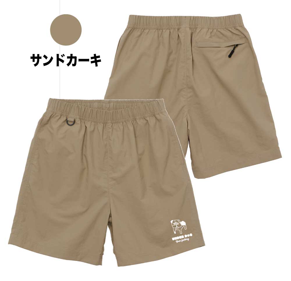 ナイロンハーフパンツ「Under Dog （Gakuburudog）」テニス　練習　移動着　パンツ