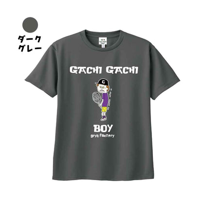 ドライT「GACHI GACHI BOY」Play for TENNS　半袖（ガチガチボーイ　テニス）