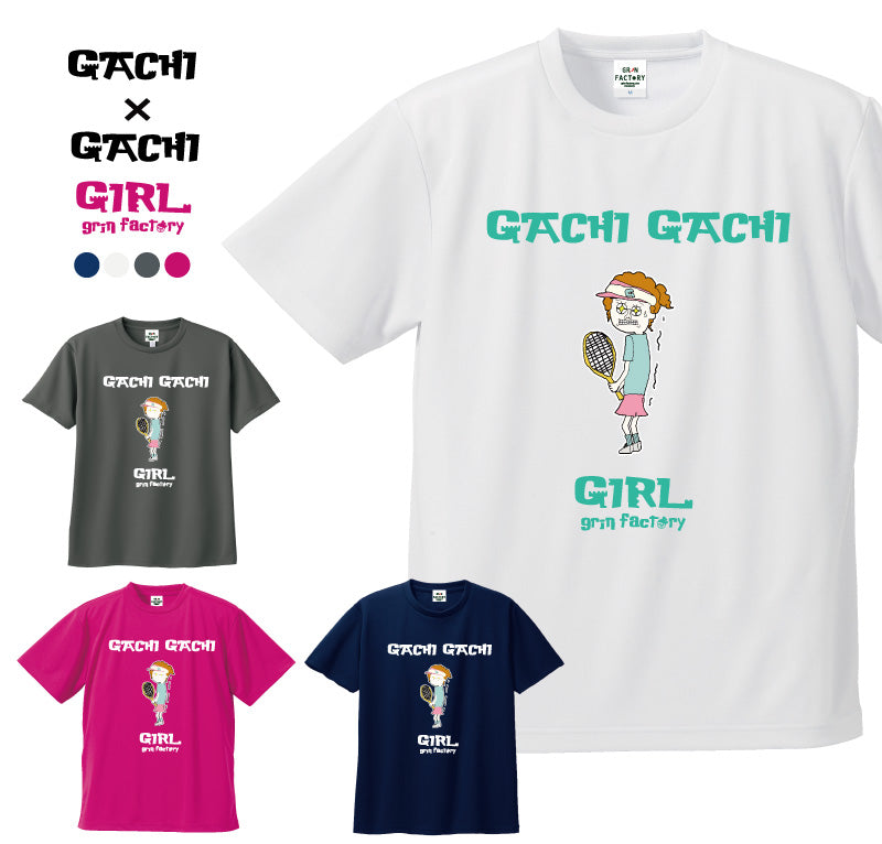 ドライT GACHI GACHI GIRL テニス 半袖