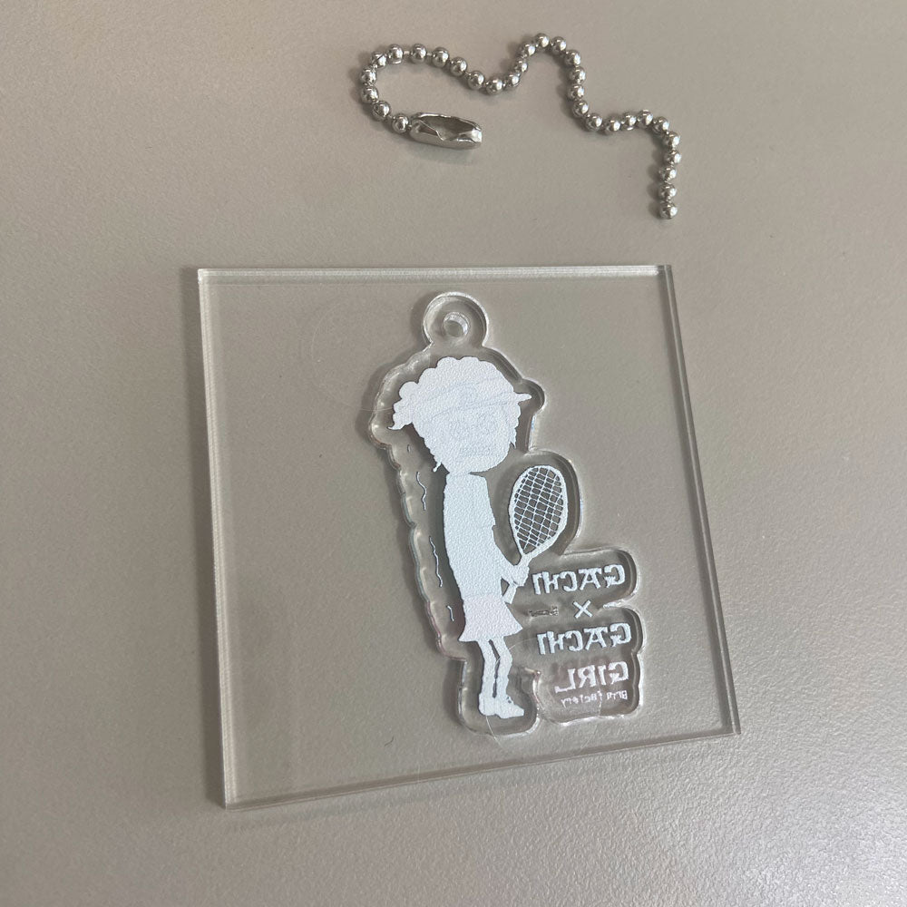 Acrylic Keychain "Gachi Gachi Boy Tennis" 5.3cm GACHIGACHIBOY Series
