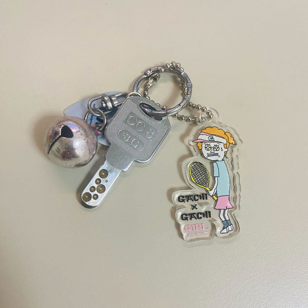 Acrylic Keychain "Gachi Gachi Boy Tennis" 5.3cm GACHIGACHIBOY Series