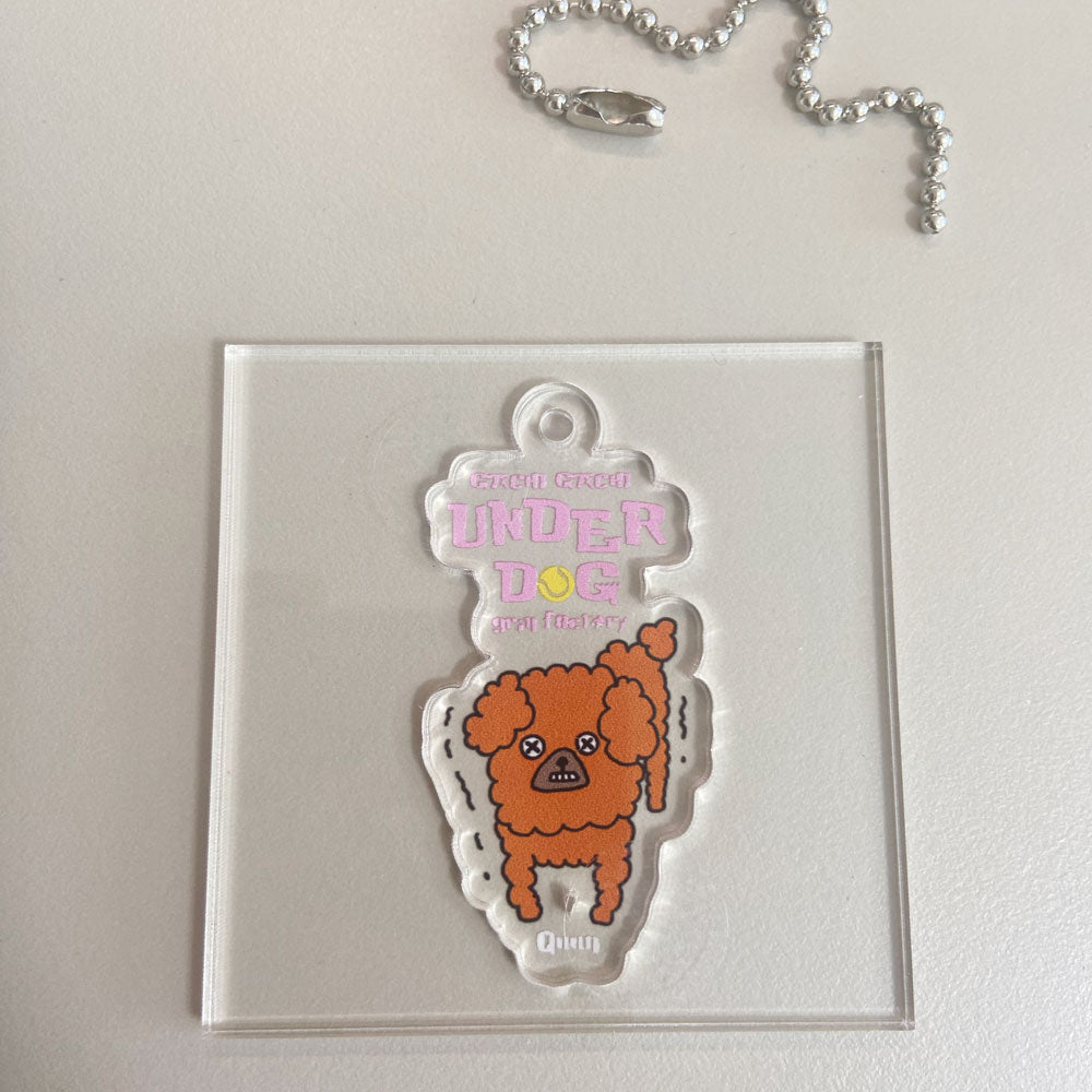 Acrylic Keychain "Gachi Gachi Boy Basketball" 5.3cm GACHIGACHIBOY Series 