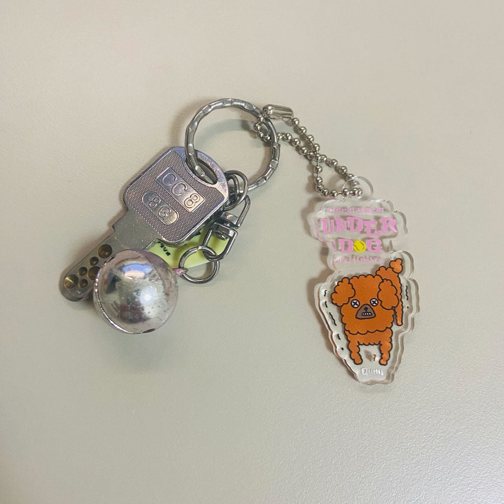 Acrylic Keychain "Gachi Gachi Boy Basketball" 5.3cm GACHIGACHIBOY Series 