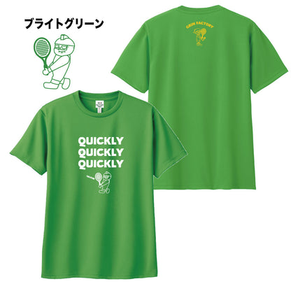 ドライT「Quickley×3 Take a Stand　18号」Play for TENNIS　半袖　テニス
