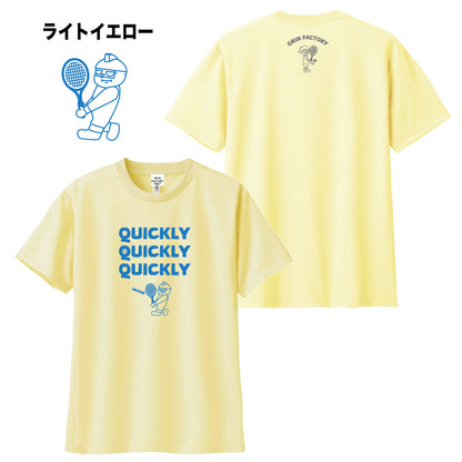 ドライT「Quickley×3 Take a Stand　18号」Play for TENNIS　半袖　テニス