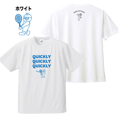 ドライT「Quickley×3 Take a Stand　18号」Play for TENNIS　半袖　テニス