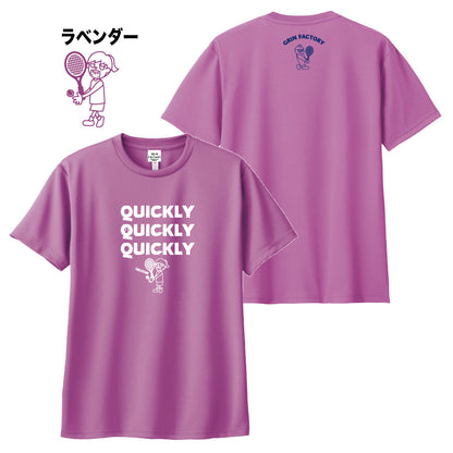 ドライT「Quickley×3 Take a Stand　2号」Play for TENNIS　半袖　テニス