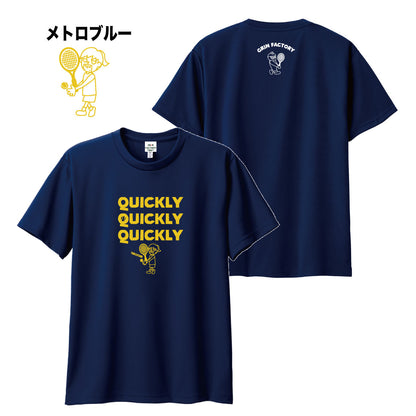 ドライT「Quickley×3 Take a Stand　2号」Play for TENNIS　半袖　テニス