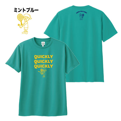 ドライT「Quickley×3 Take a Stand　2号」Play for TENNIS　半袖　テニス