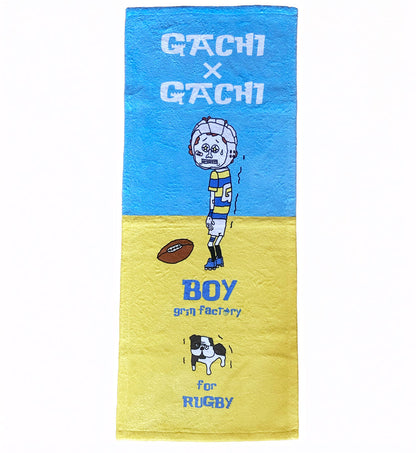 フェイスタオル「GACHI GACHI BOY play for RUGBY」  タオル