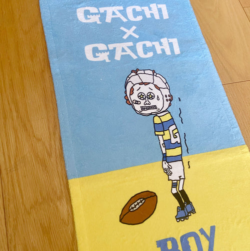 フェイスタオル「GACHI GACHI BOY play for RUGBY」  タオル