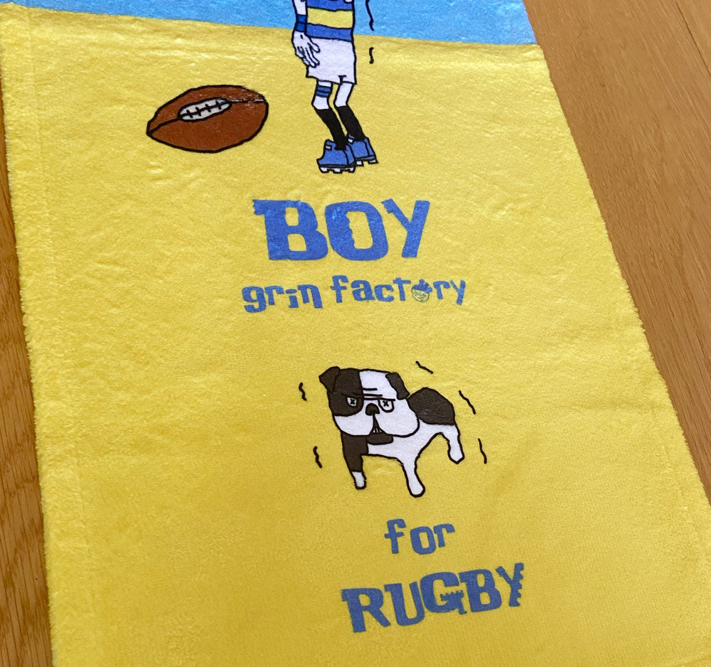 フェイスタオル「GACHI GACHI BOY play for RUGBY」  タオル
